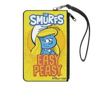 Buckle-Down The Smurfs Wallet, Zip Clutch, The Smurfs Smurfette Easy Peasy Pose