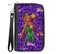 Buckle-Down Totally Spies Wallet, Zip Around, Totally Spies Group Pose and Text