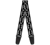 buckle-down tracolla per chitarra 34-60" Batman Shield Black/Silver