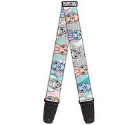 buckle-down tracolla per chitarra 34-60" Cute Bunnies Multi Pastel