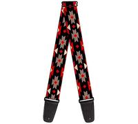 buckle-down tracolla per chitarra 34-60" Navajo Red/Black/Gray/Red