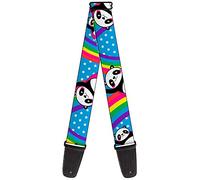 buckle-down tracolla per chitarra 34-60" Pandas & Rainbows w/Stars