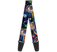 buckle-down tracolla per chitarra, Astronaut Cats in Space/Rainbows/Stars