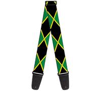 buckle-down tracolla per chitarra, Jamaica Flags