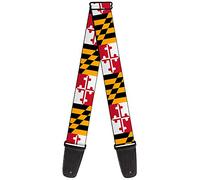 buckle-down tracolla per chitarra, Maryland Flags