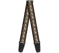 buckle-down tracolla per chitarra - pelle di serpente 4 - 5,1 cm - Larghezza 29 - 137,2 cm lunghezza