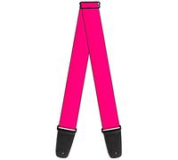 buckle-down tracolla per chitarra - Stampa rosa fluo - 5,1 cm - Larghezza 29 - 137,2 cm lunghezza