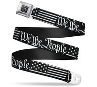 Buckle-Down unisex-adult Seatbelt Belt Americana Xl 1.0" Wide - Fits Pant Size 2