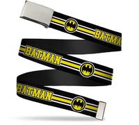 Buckle-Down unisex-adult Web Belt Batman 1.25" Wide - Fits up to Pant Size 42 Ba