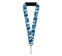 Buckle-Down unisex adults Buckle-down Lanyard - Peace Key Chain, Multicolor, Sta