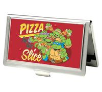 Buckle-Down Unisex-Adult's Business Card Holder-Ninja Turtles 4.0" x 2.9" Multic
