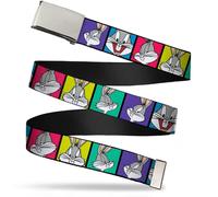 Buckle-Down Unisex-Adult's Web Belt Bugs Bunny 1.25" 1.25" Wide - Fits up to 42"