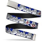 Buckle-Down Unisex-Adult's Web Belt Bugs Bunny 1.5" 1.5" Wide - Fits up to 42" P