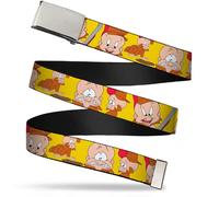 Buckle-Down Unisex-Adult's Web Belt Elmer Fudd 1.5" 1.5" Wide - Fits up to 42" P