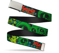 Buckle-Down Unisex-Adult's Web Belt Marvin The Martian 1.25" 1.25" Wide - Fits u
