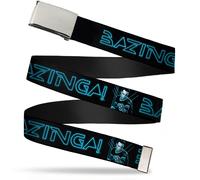 Buckle-Down Unisex-Adult's Web Belt The Big Bang Theory 1.25" 1.25" Wide - Fits