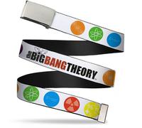 Buckle-Down Unisex-Adult's Web Belt The Big Bang Theory 1.25" 1.25" Wide - Fits