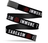 Buckle-Down Unisex-Adult's Web Belt The Big Bang Theory 1.25" 1.25" Wide - Fits