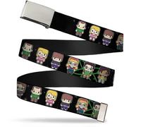 Buckle-Down Unisex-Adult's Web Belt The Big Bang Theory 1.5" 1.5" Wide - Fits up