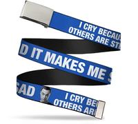 Buckle-Down Unisex-Adult's Web Belt The Big Bang Theory1.25 1.25" Wide - Fits up