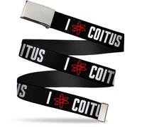 Buckle-Down Unisex-Adult's Web Belt The Big Bang Theory1.25 1.25" Wide - Fits up