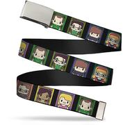 Buckle-Down Unisex-Adult's Web Belt The Big Bang Theory1.5 1.5" Wide - Fits up t