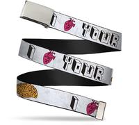 Buckle-Down Unisex-Adult's Web Belt The Big Bang Theory1.5 1.5" Wide - Fits up t