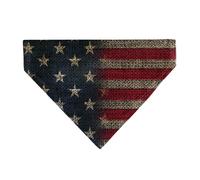 Buckle-Down Vintage US Flag Stretch Slip On Collar Bandana Only