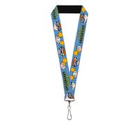 Buckle-Down Warner Bros. Animation Lanyard, Dexters Laboratory Title Logo with D