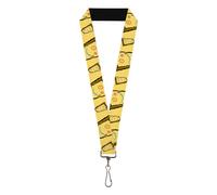 Buckle-Down Warner Bros. Animation Lanyard, Ed Edd N Eddy Plank Smiling Face Yel