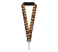 Buckle-Down Warner Bros. Animation Lanyard, Johnny Bravo Pose Turns Browns, Elas