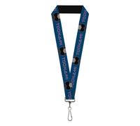 Buckle-Down Warner Bros. Animation Lanyard, Toonami Title Logo and Robot Tom Hea