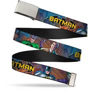 Buckle-Down Web Belt - Batman & Villains1 1.5" Wide - Fits up to 42" Pant Size M