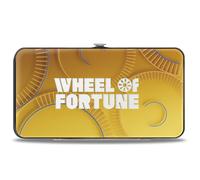 Buckle-Down Wheel of Fortune Wallet, Hinged, Wheel of Fortune Blues White Yellow