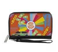 Buckle-Down Wheel of Fortune Wallet, Zip Around, Wheel of Fortune Prizes Collage