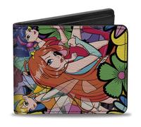 Buckle-Down Winx Club Wallet, Bifold, Winx Club Fairies and Flowers Group Pose M