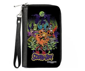 Buckle-Down Women's PU Zip Around Wallet Rectangle-Scooby Doo, 7.5"x4.5"