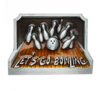 Buckle Let's Go Bowling, Bowling, Kegeln, Gürtelschnalle