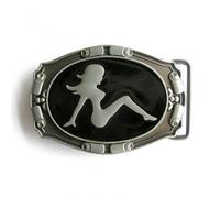 Buckle Pin- Up Girl Biker & Trucker Fibbia Per Cintura