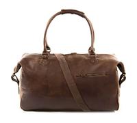 Buckle & Seam Borsa da viaggio Linwood in pelle 50 cm brown-dot (1120LIN022DOT)