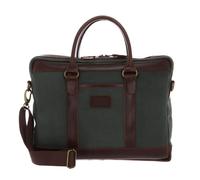 BUCKLE & SEAM Collector Business Briefcase Green / Blu