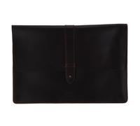 BUCKLE & SEAM custodia per computer portatile Leather Laptop Sleeve M Brown