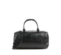 Buckle & Seam Willow Borsone da weekend nero, pelle, 50 x 28 x 25cm