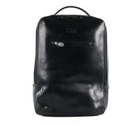 BUCKLE & SEAM zaino Leon New Stripes Leather Backpack Black