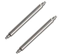 Buckle & Stitch Barrette a molla "Fat Boy", diametro 2,5 mm, 20 mm, 22 mm, confezione da 2, punta extra large da 1,1 mm, compatibili con orologi Seiko SKX007 e SKX009, perni di ricambio in acciaio