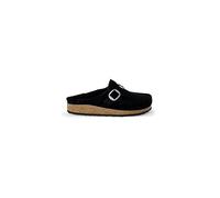 BIRKENSTOCK Sabot BUCKLEY W - EU 38.0 - SHEARLING BLACK-SUEDE LEATHER