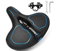 BUCKLOS Comodo cuscino extra largo per bicicletta per uomini e donne, cyclette, stazionario/peloton/spin, comodi imbottiti in schiuma, selle per bicicletta impermeabili con doppio assorbimento degli