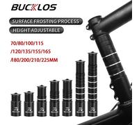 BUCKLOS Estensore per altezza attacco manubrio bicicletta 100/120/135/180/210MM Adattatore per aumento manubrio in lega di alluminio Accessori per ciclo da 28,6 mm