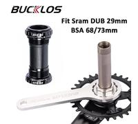 BUCKLOS Movimento Centrale Della Bicicletta BSA 68/73mm BB per SRAM DUB 29mm Mandrino Filettato Strumento Chiave Strumento Guarnitura parti
