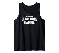 Buco Nero Umano Feed Me Divertente Costume Pigro Canotta